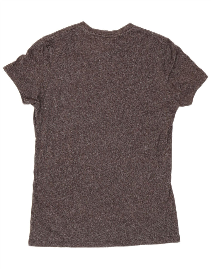 JACK WILLS Herre T-Shirt Top Lille Grå Flecked