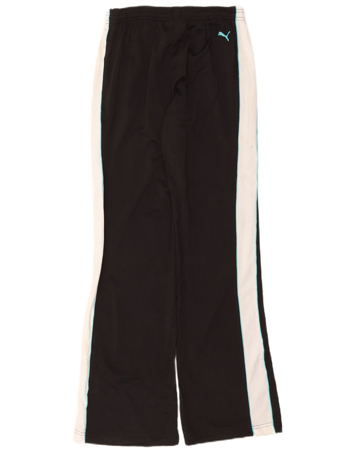 PUMA træningsdragt bukser til kvinder UK 14 Large Black Colourblock Polyester
