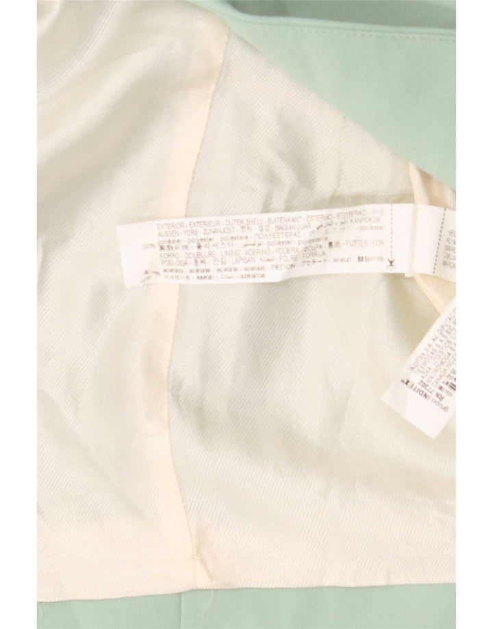 Zara Dame Blazer Jacket UK 14 Medium Green Polyester