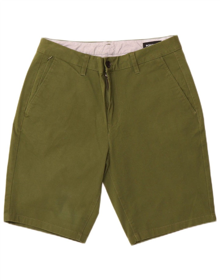 BONOBOS Chino Shorts til mænd W31 Medium Green Bomuld