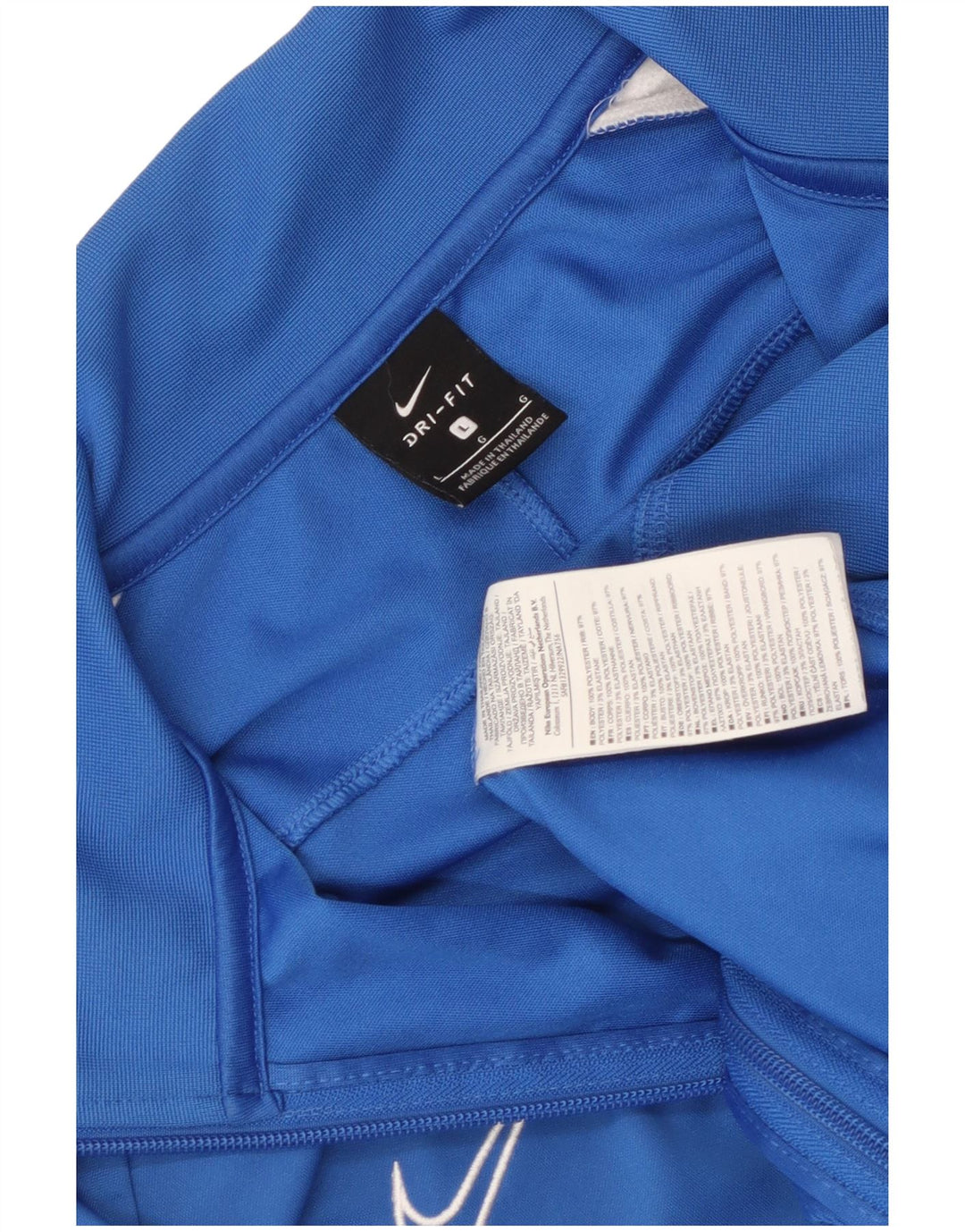 Nike Herre Dri Fit træningsdragt Topjakke Stor Blå Colourblock Polyester