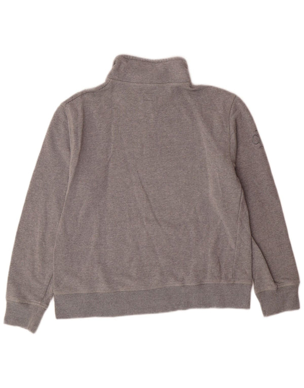 Calvin Klein Jeans Drenge grafisk sweatshirt med lynlåshals 13-14 år Grå