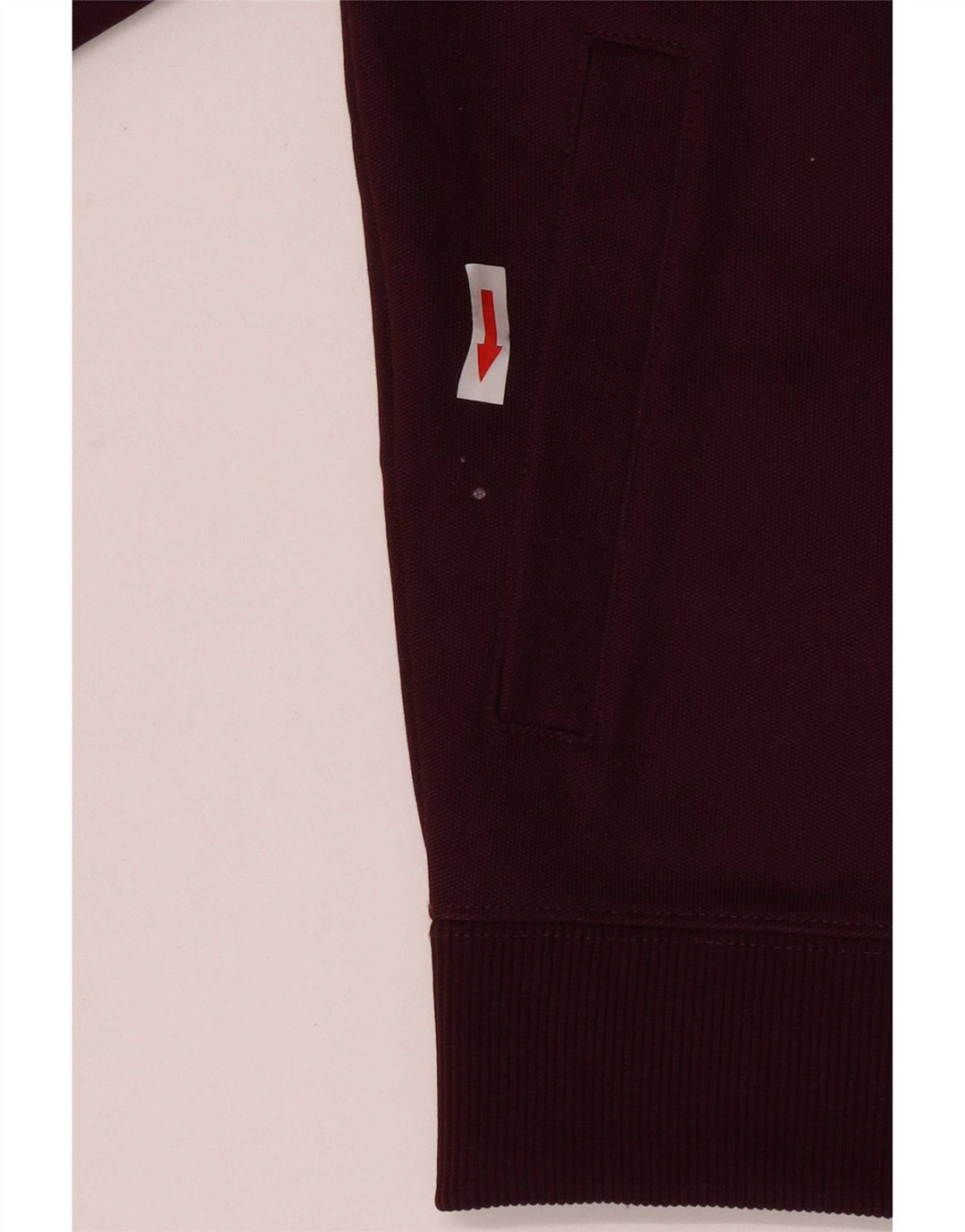 Fred Perry Boys træningsdragt topjakke 9-10 år Medium Maroon Colourblock