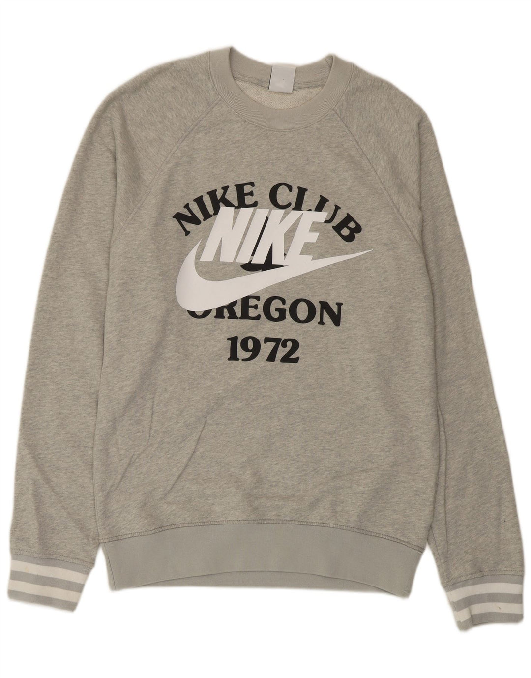 Nike grafisk sweatshirt til mænd XS Grå bomuld