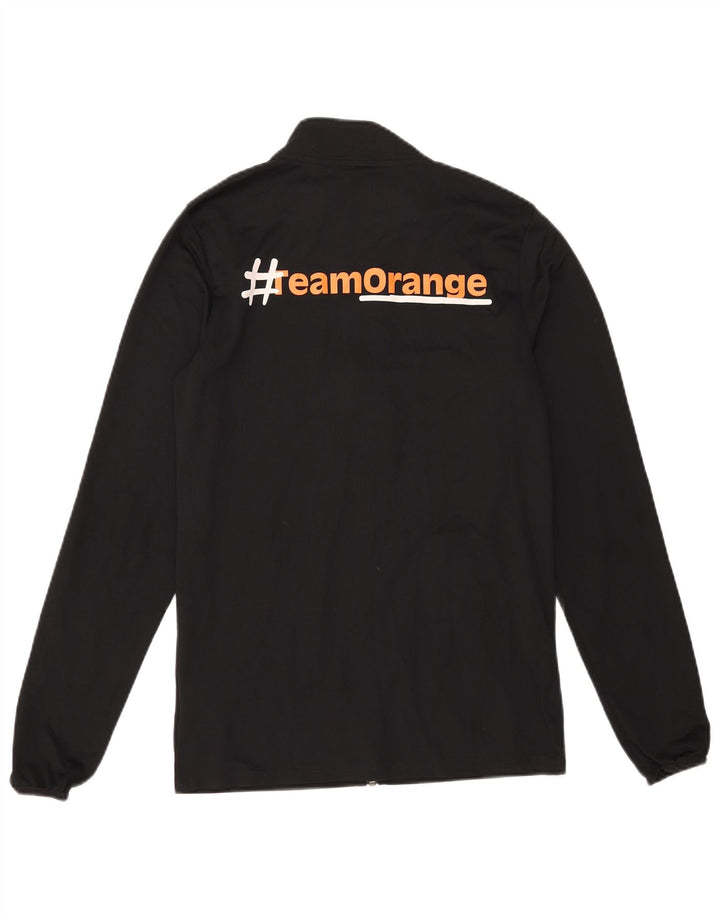 Nike Herre Dri Fit Grafisk træningsdragt Topjakke Lille sort polyester