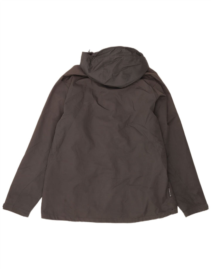 Mountain Warehouse Dame Regnjakke med hætte UK 18 XL Grå Polyester