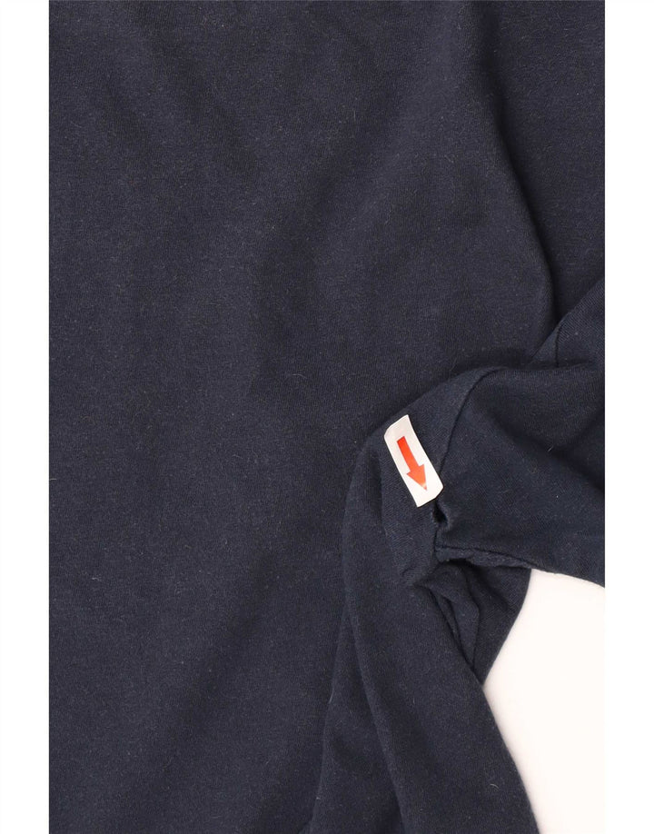 Columbia Herre grafisk T-shirt Top Medium Marineblå Bomuld