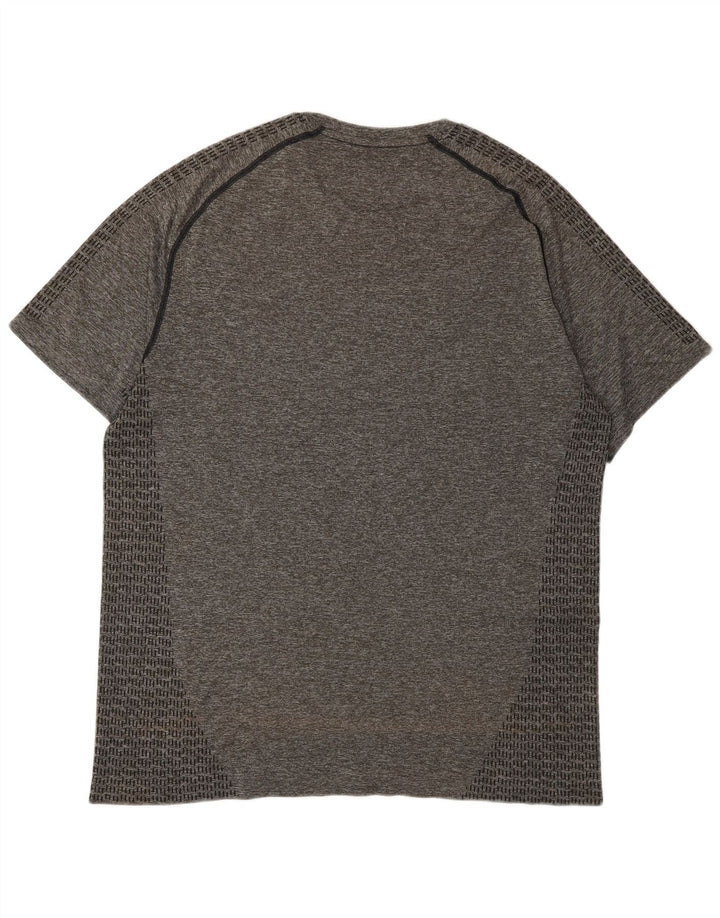 PUMA Herre T-Shirt Top XL Grå Flecked