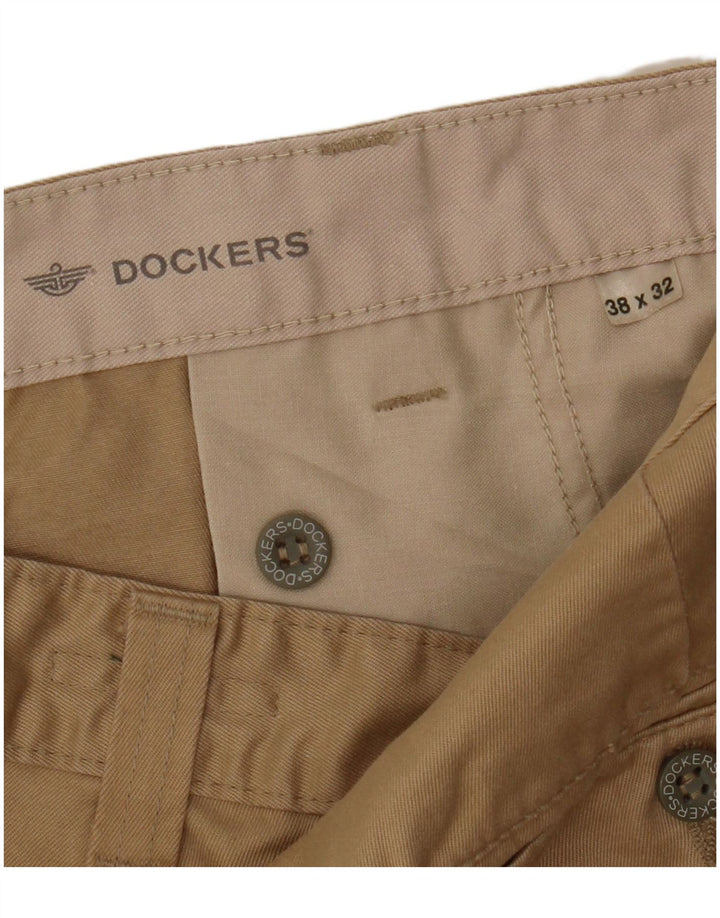 Dockers Straight Chino-bukser til mænd W38 L32 Beige