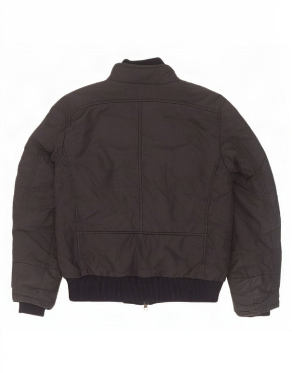 Fay Mens Bomber Polstret Jakke UK 40 Large Navy Blue