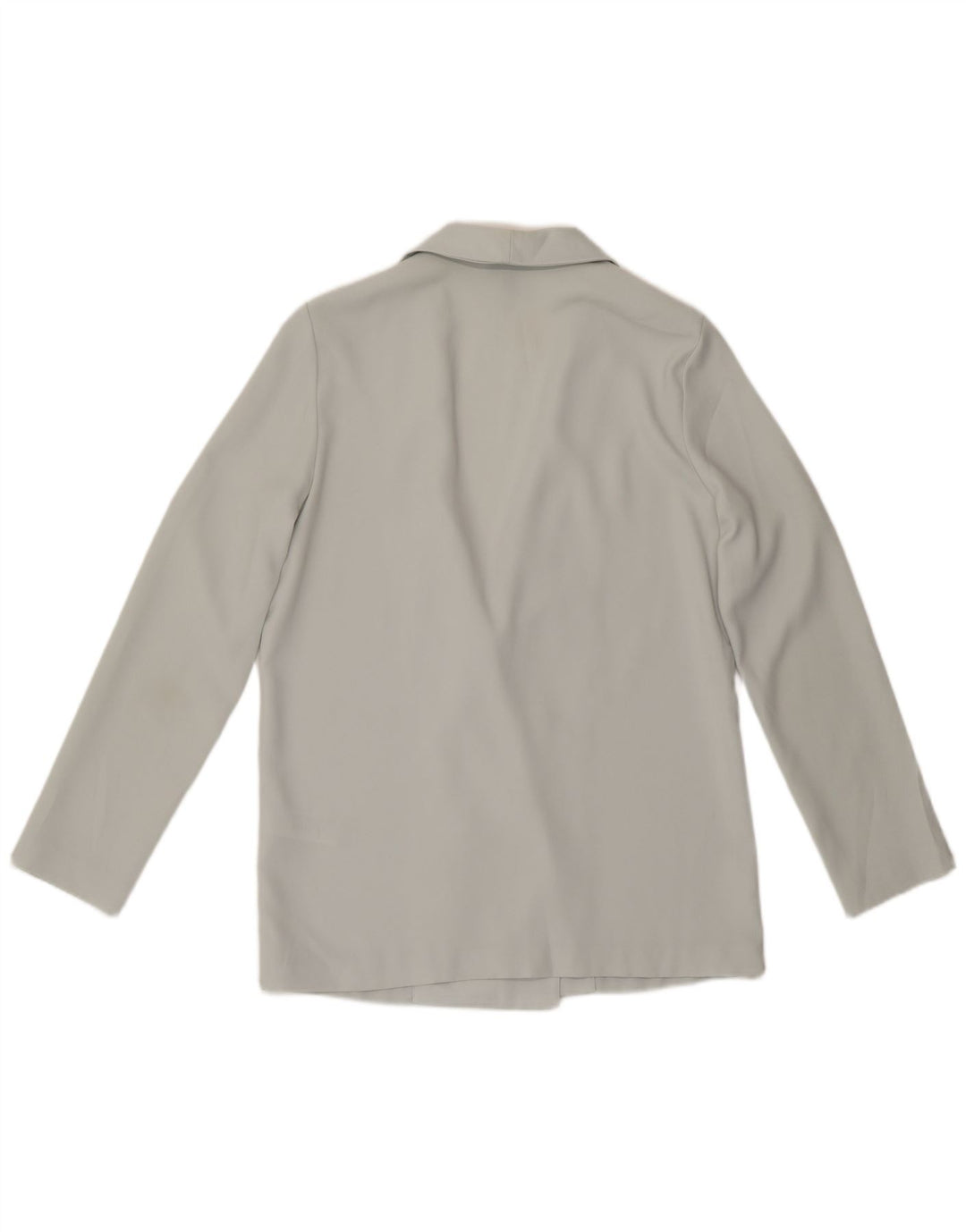 Topshop Dame Dobbeltradet Blazer Jacket UK 10 Small Grå Polyester
