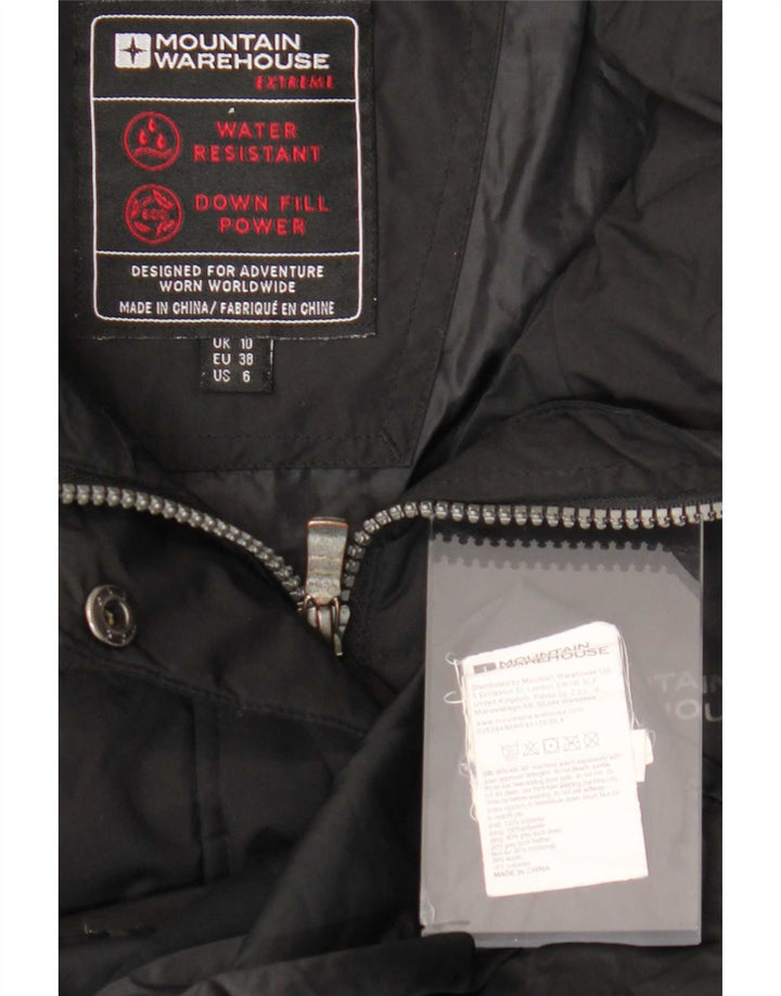 Mountain Warehouse Womens Polstret Frakke UK 10 Small Black Polyester