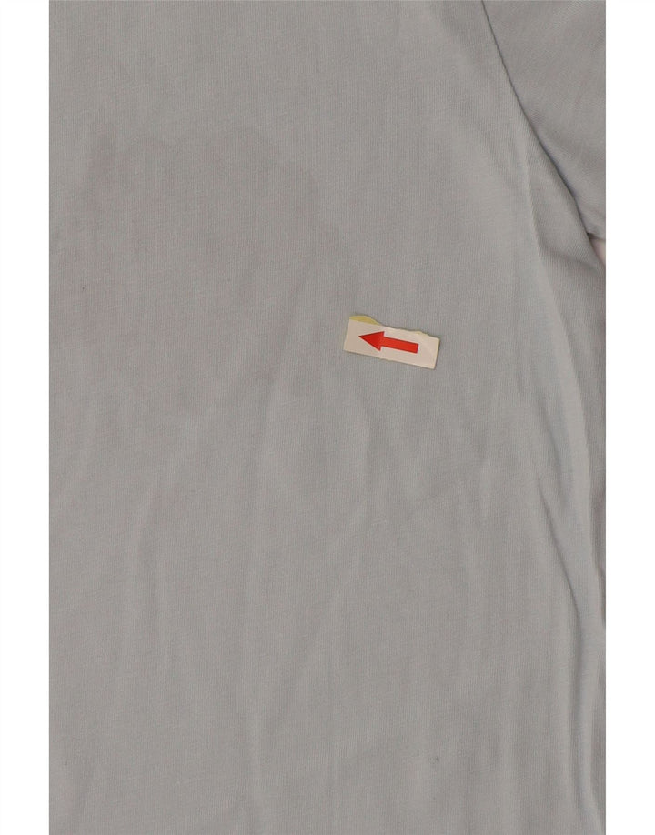 Levi's Grafisk T-shirt top til kvinder UK 12 Mellemblå bomuld