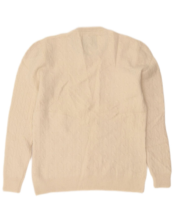 Jack Wills Dame sweater med rund hals DK 18 XL Off White Uld