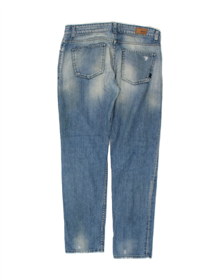RIFLE Womens Straight Jeans W27 L29 Blue Cotton Vintage Rifle and Second-Hand Rifle from Messina Hembry 