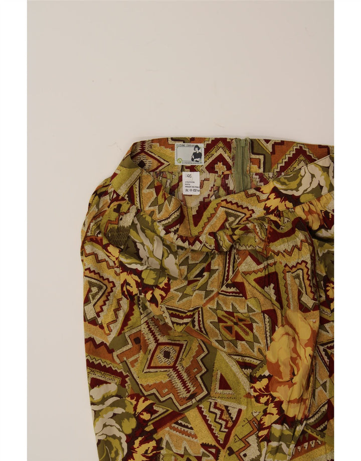 DUCA VISCONTI DI MODRONE Womens Pencil Skirt IT 46 Large W28  Green Vintage Duca Visconti Di Modrone and Second-Hand Duca Visconti Di Modrone from Messina Hembry 