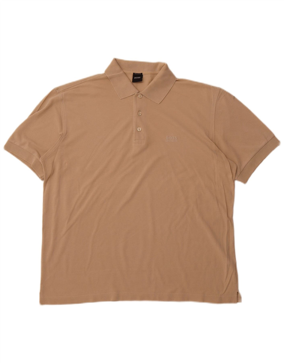 HUGO BOSS Poloshirt til mænd Stor Beige Bomuld
