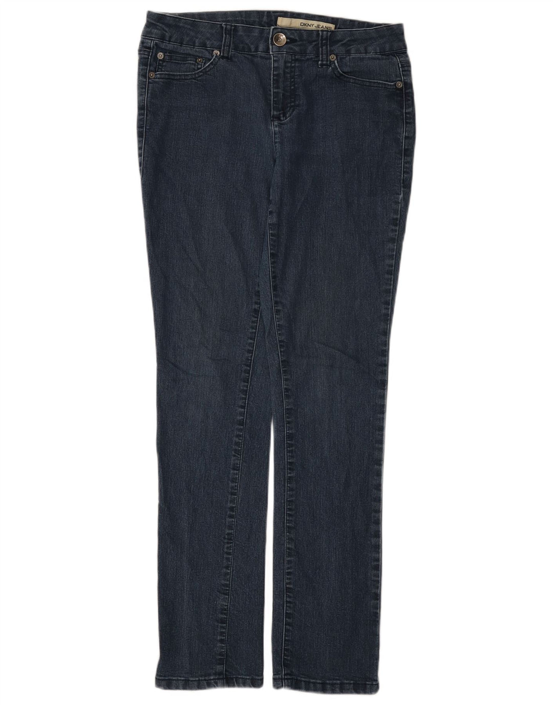 Dkny Dame Slim Jeans US 8 Medium W30 L31 Marineblå Bomuld