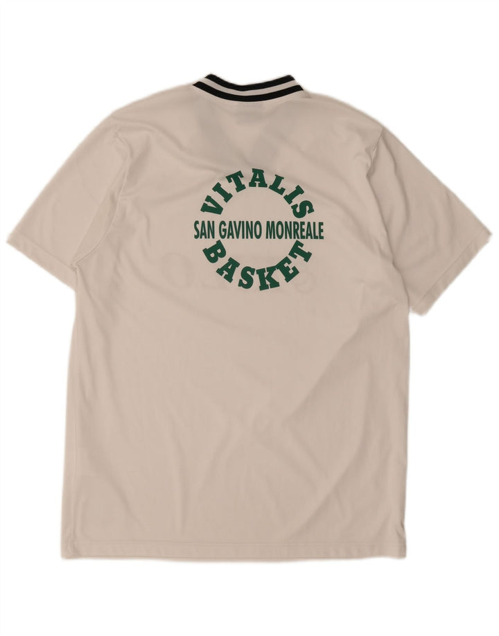 Champion Herre Grafisk T-Shirt Top Lille Hvid