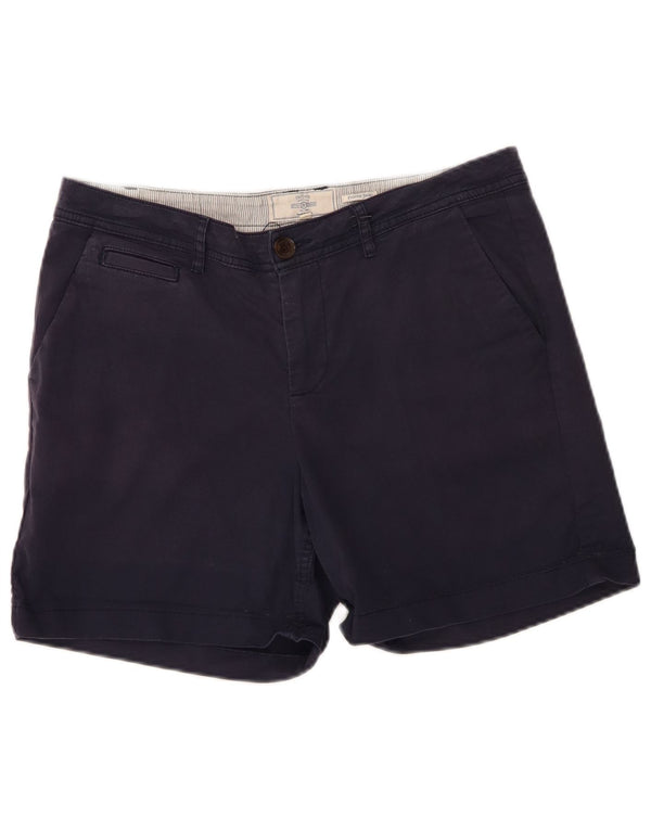 Fat Face Dame Padstow Regular Chino Shorts UK 12 Medium W32 L5 Navy Blue