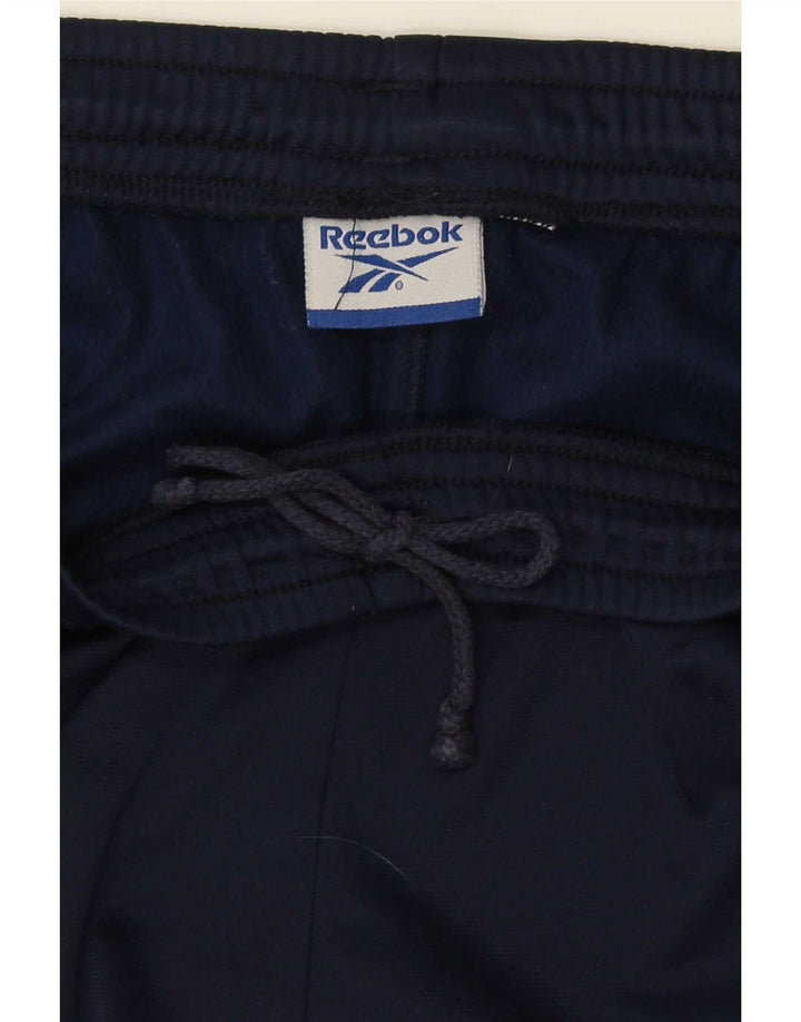 Reebok Træningsdragtsbukser til mænd Large Navy Blue Colourblock
