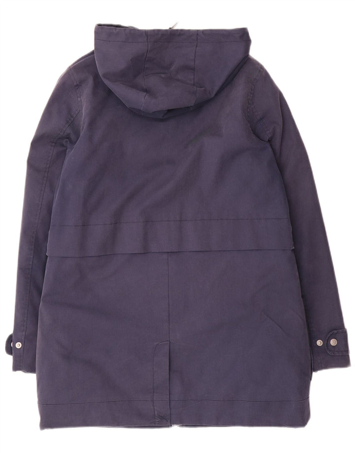 Besætningstøj Dame Hætte Oversized Parkajakke UK 10 Small Navy Blue