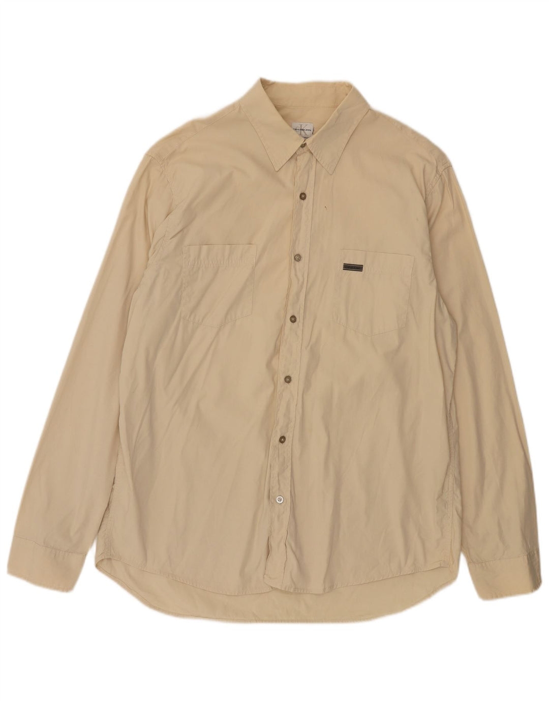Calvin Klein Jeans Herreskjorte XL Beige