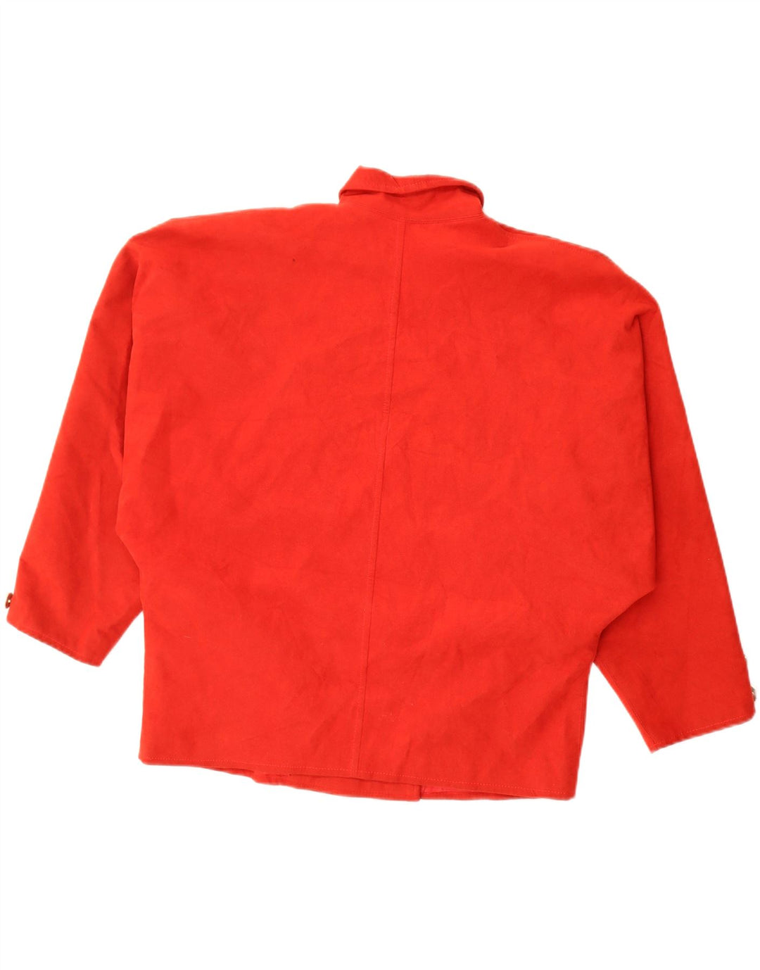 VINTAGE Dame Oversized Double Breasted Blazer Jacket UK 20 2XL Rød