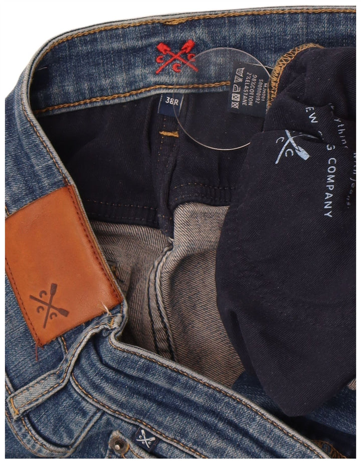 Besætningstøj Herre Regular Straight Jeans W38 L27 Blå Bomuld