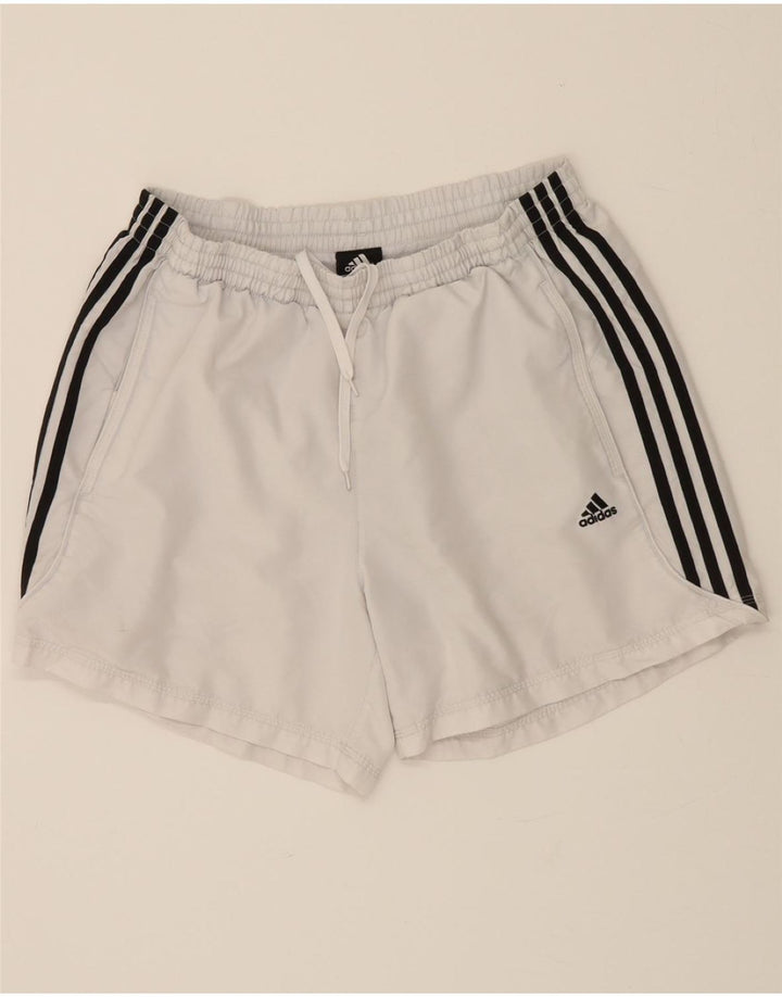 ADIDAS Sportsshorts til mænd, store hvide polyester