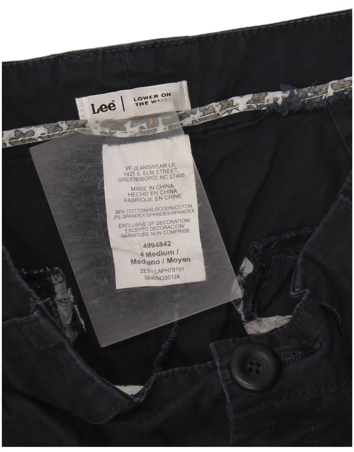 Lee Dame Lavtalje Capri Bukser US 4 Small W28 L20 Marineblå Bomuld