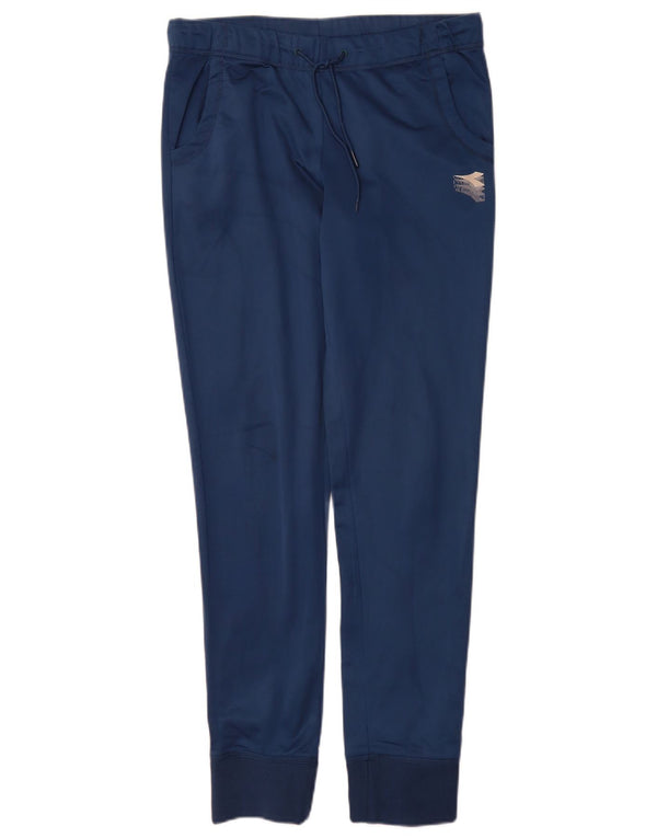 Diadora Womens Tracksuit Trousers Joggers UK 10 Small Navy Blue Polyester