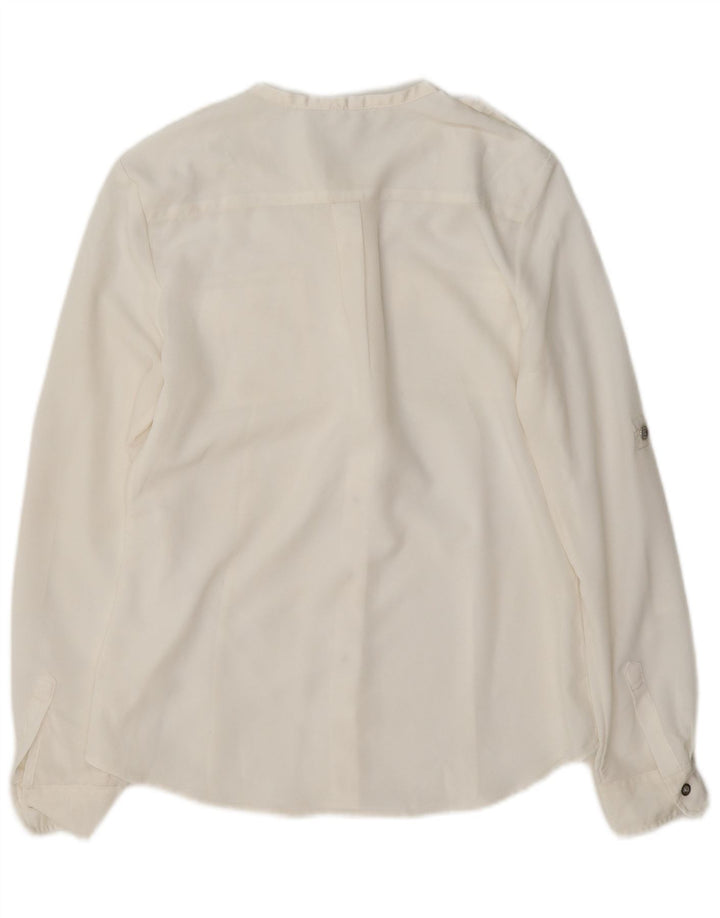 Calvin Klein Militærskjorte til kvinder UK 10 Small White