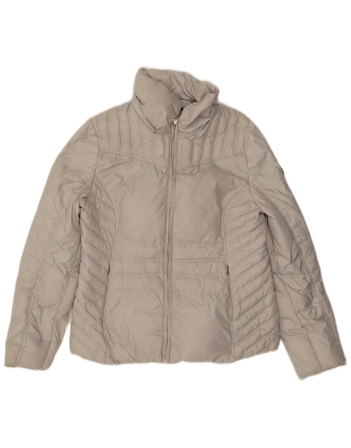 Guess Polstret jakke til kvinder UK 16 Large Grå