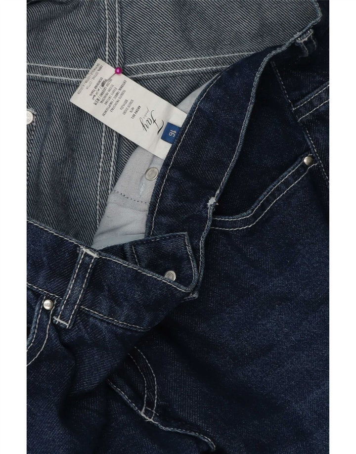 Fay Boys Denim Shorts 15-16 år W28 Blå Bomuld