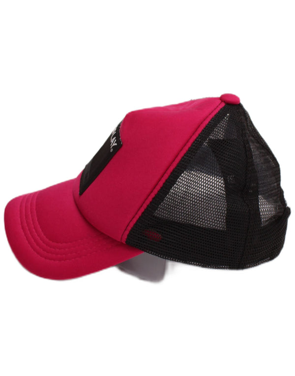 Replay Womens Grafisk Trucker Cap One Size Pink Colourblock Polyester