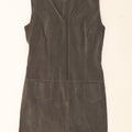VINTAGE Womens Sleeveless Sheath Dress IT 46 Large Grey Polyester Vintage Vintage and Second-Hand Vintage from Messina Hembry 