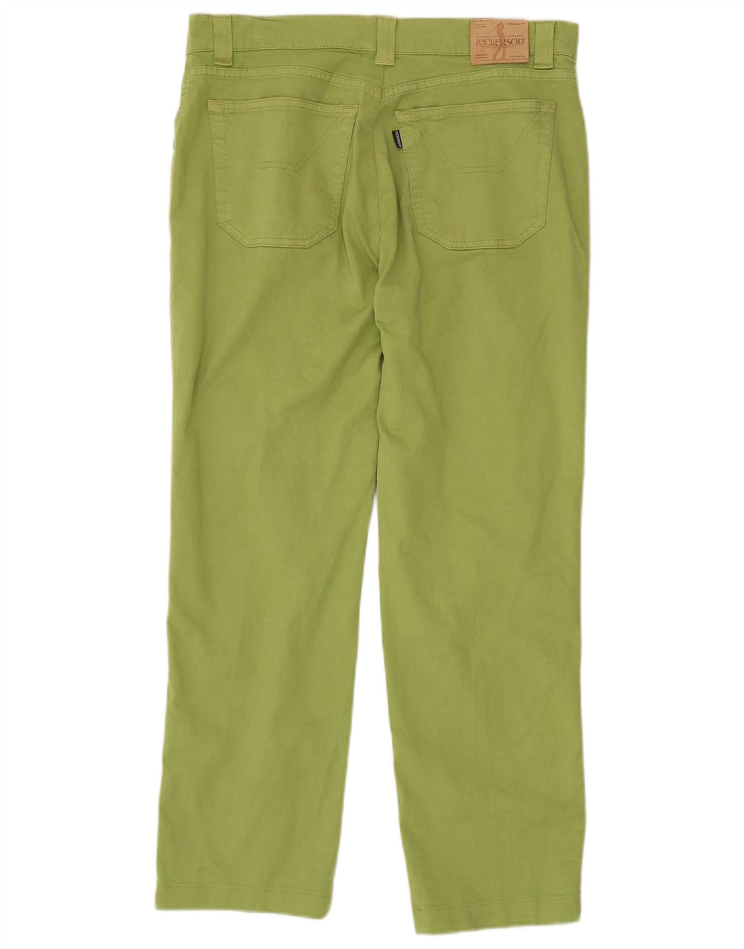 Jeckerson Straight Jeans til mænd W38 L28 Grøn bomuld