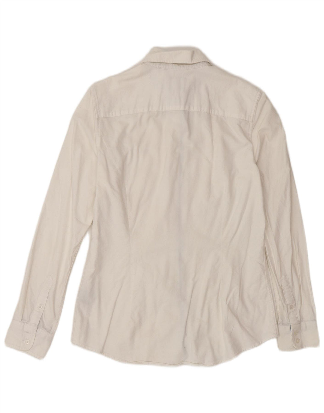 CREW CLOTHING Womens Classic Fit Shirt UK 8 Small White Bomuld