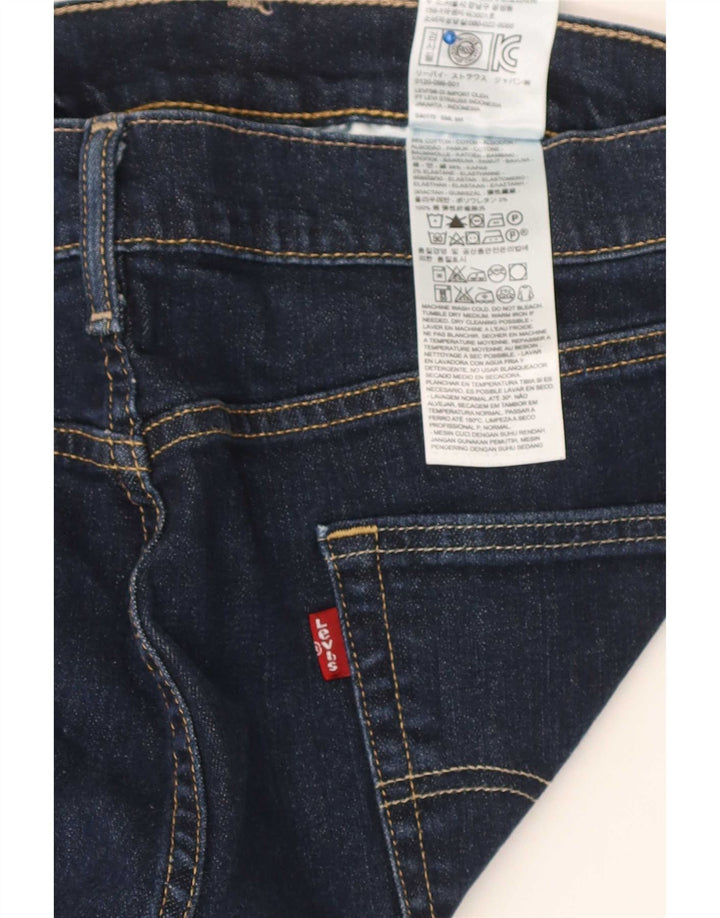 Levi's Straight Jeans til mænd W36 L30 Marineblå bomuld
