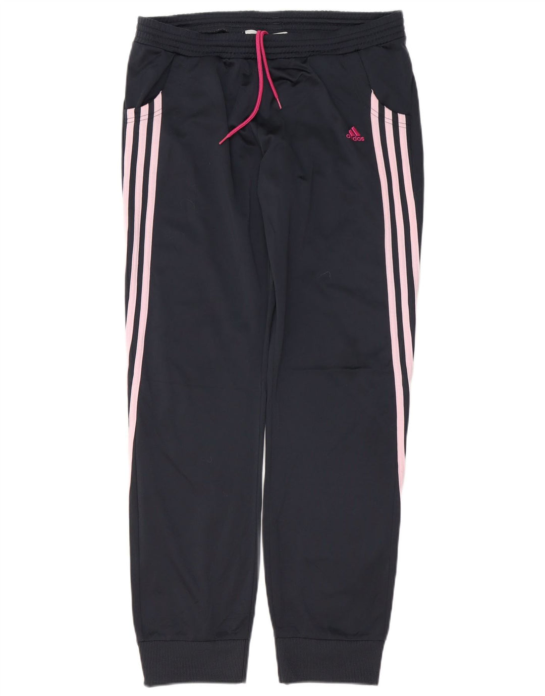 ADIDAS Træningsdragt til kvinder Joggers UK 16 Large Navy Blue Polyester