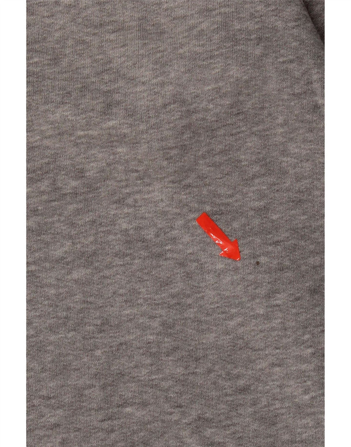 Nike Sweatshirt til mænd, lille grå flækket bomuld