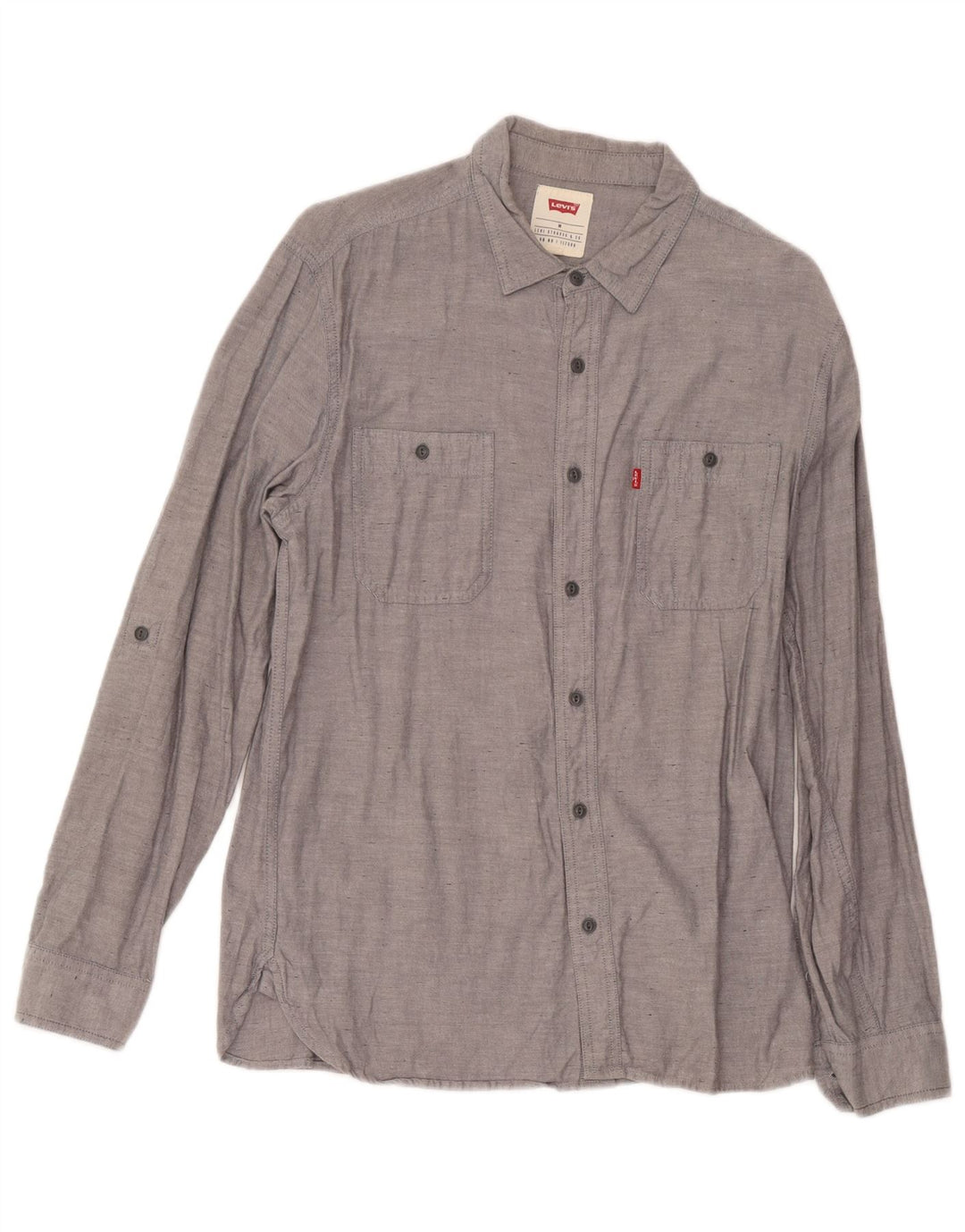 Levi's Herreskjorte Medium Grey Flecked Bomuld