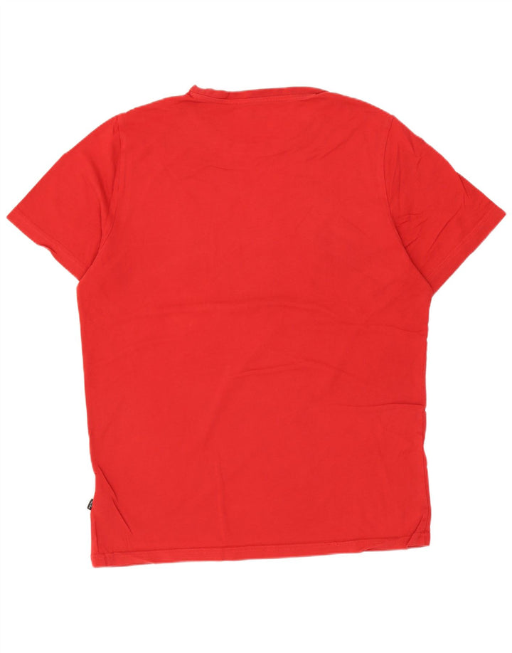 Puma Herre grafisk T-shirt Top Medium Rød Bomuld