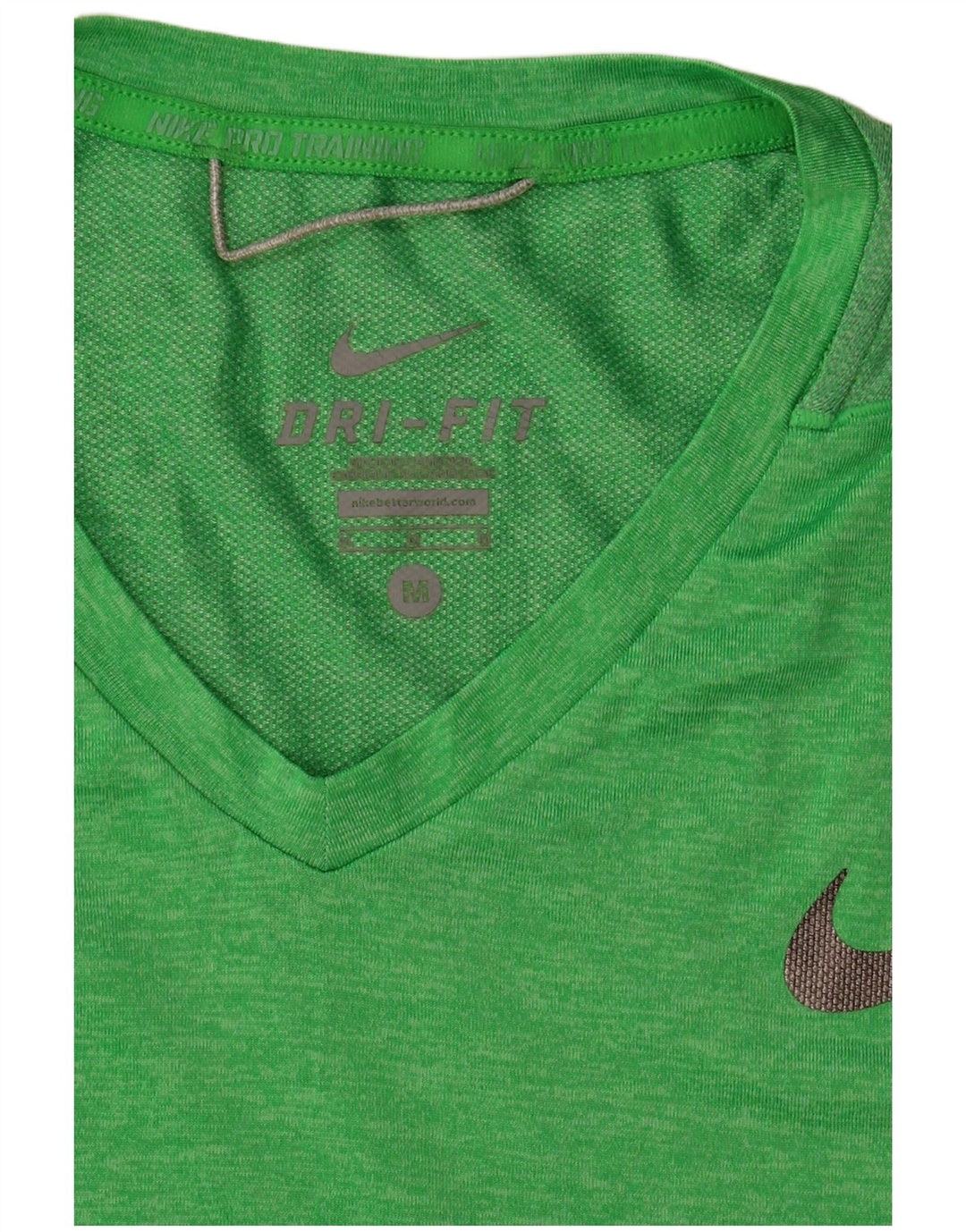 Nike herre Dri Fit T-shirt top mellemgrøn