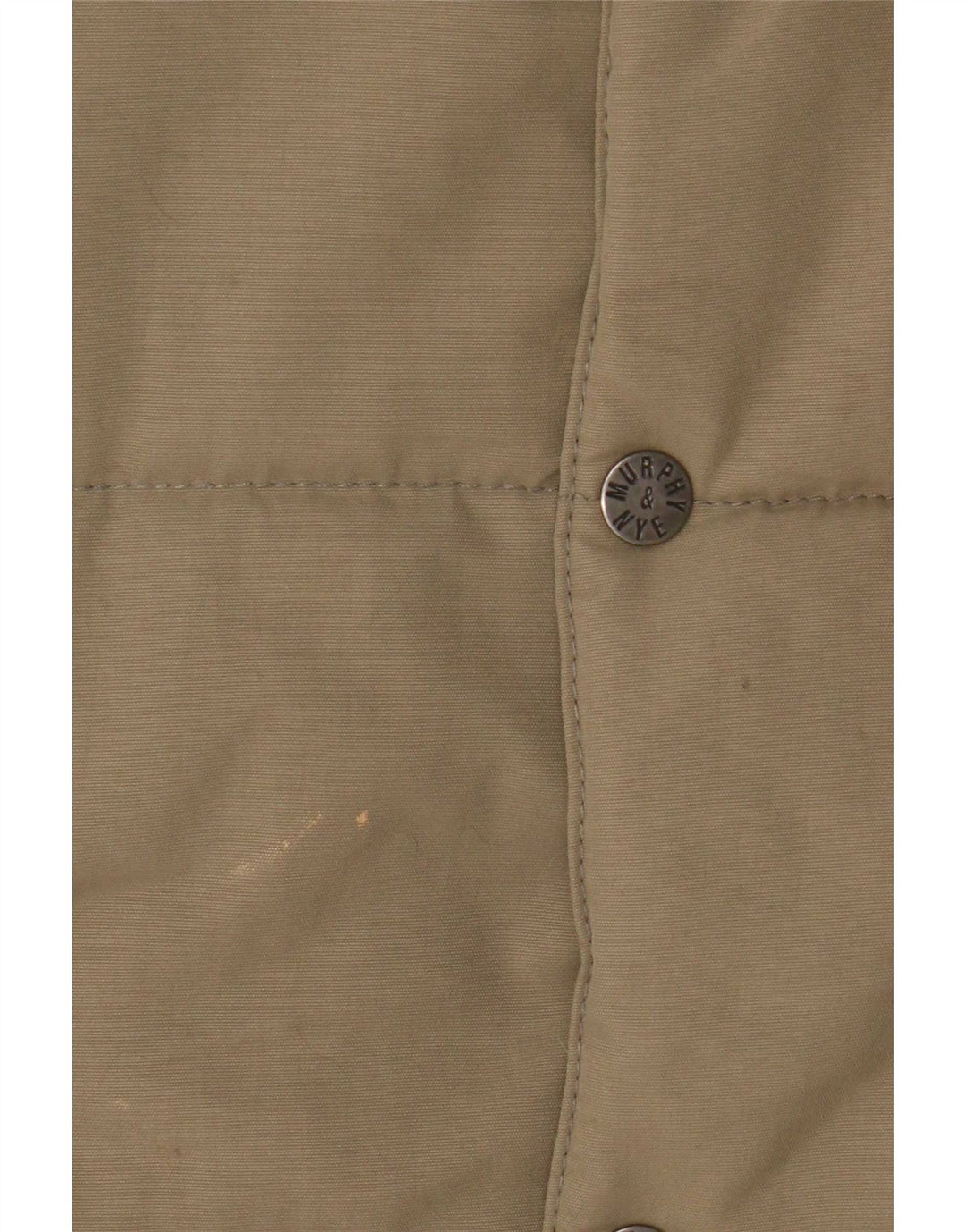 Murphy & Nye Herre Polstret Gilet UK 38 Medium Khaki Polyamid