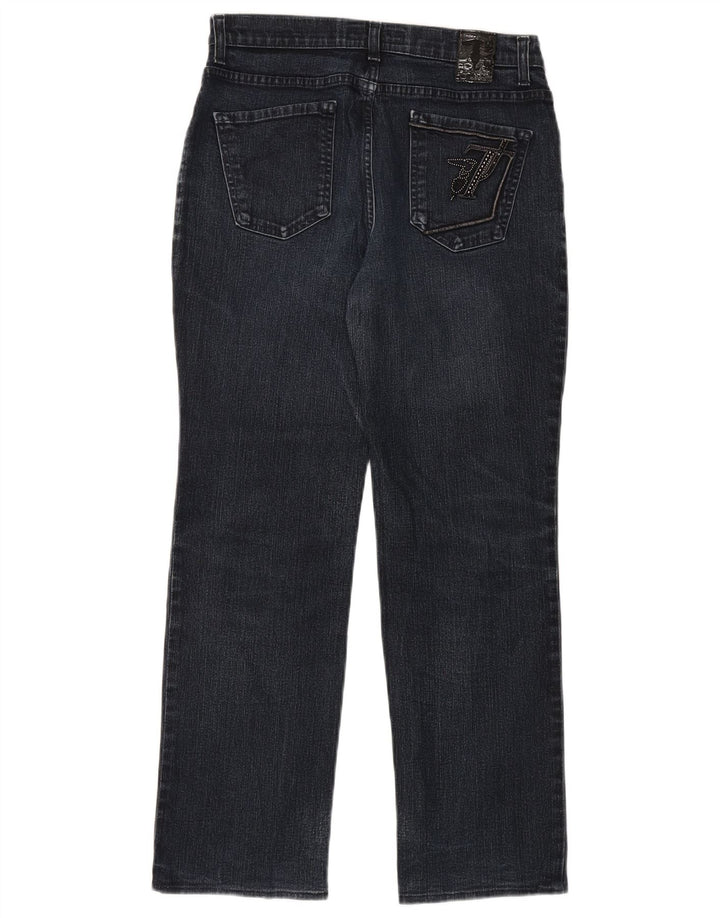 Trussardi lige jeans til kvinder W29 L28 Marineblå bomuld