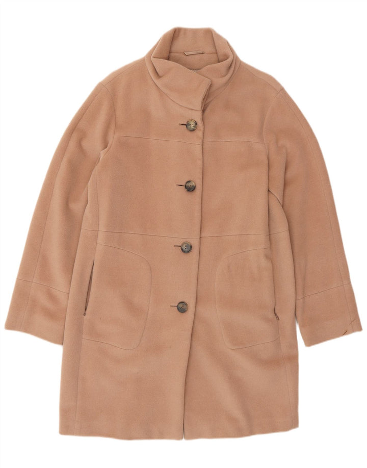 RENE LEZARD Dame Overfrakke EU 38 Medium Beige Uld