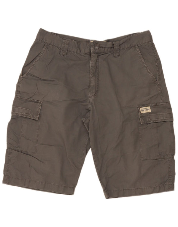 Rifle Herre Cargo Shorts W34 Large Grå