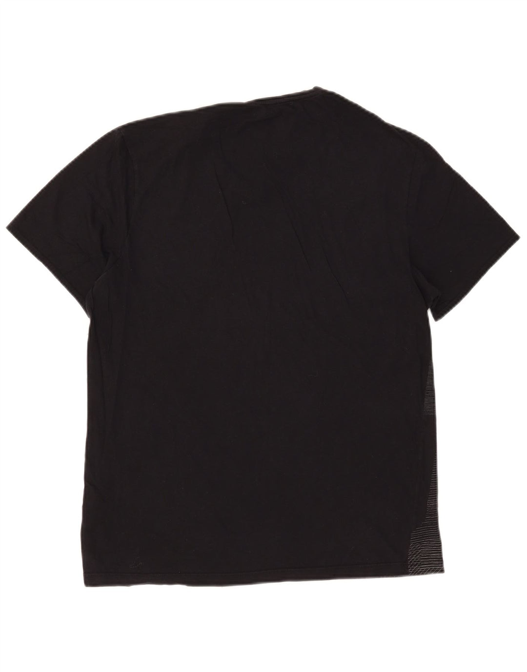 Guess Herre Grafisk T-Shirt Top Stor Sort